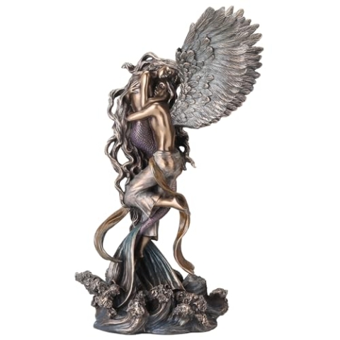 Veronese Design Selina Fenech Skulptur "Impossible Love", 30,5 cm, aus kaltgegossenem Kunstharz, Bronze-Finish