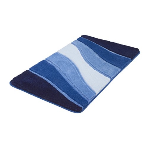 Meusch 2322799549 Badteppich Ocean, 80 x 150 cm, royalblau, Blau