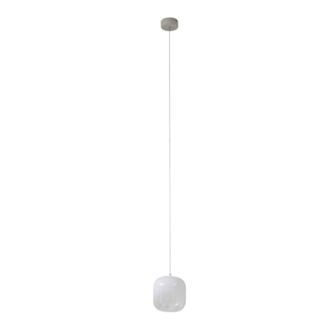 Lucande LED Avelinra (Modern) in Weiß aus Glas (1 flammig,) Wohnzimmerleuchte