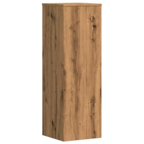 vidaXL Pflanzenständer, Blumenständer Hohle Konstruktion, Dekosäule Podest für Pflanzen Dekoartikel, Blumenhocker Blumensäule, Artisan-Eiche Holzwerkstoff