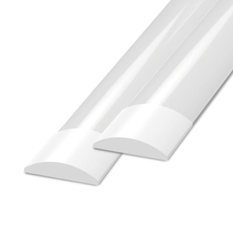 Ledvion - 2er-pack LED Batten T8 Tube 120cm (30W, 4000K, 4800L), Leuchtstreifen, LED-Leuchtstoffröhre Flicker-Free, Deckenleuchten Garage Beleuchtung