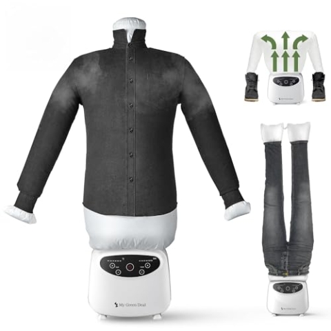 My Green Deal - Bügelpuppe - 3 in 1 - Bügelpuppe für Hemden und Hosen - Wäschetrockner - Bügelmaschine