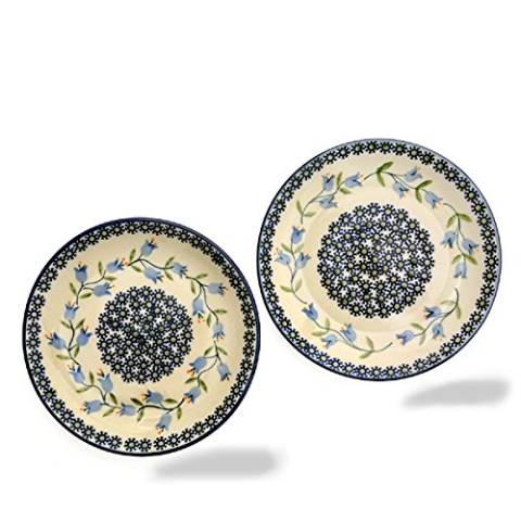 Bunzlauer Set aus 2 Dessert-Tellern 21,5 cm im Dekor Agnes
