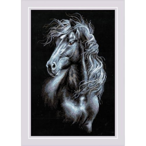 Riolis Kreuzstich-Set "Brise durch die Mähne", Zählmuster