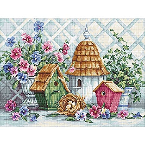Luca-S Kreuzstich Set Gartennest, Zählmuster, 38x28cm