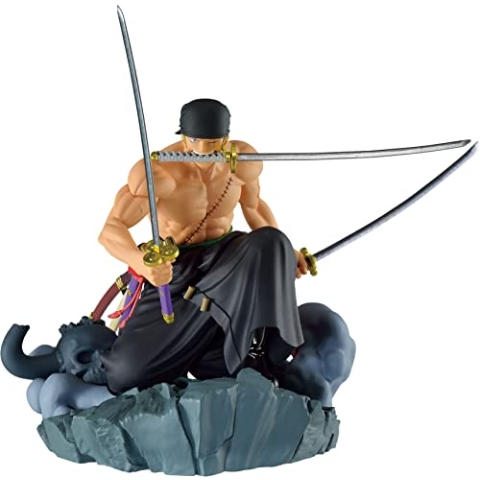 Banpresto BP19395 One Piece Actionfigur Roronoa Zoro, Dioramatic (The Anime), 15 cm, Mehrfarbig