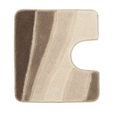 Meusch WC-Vorleger Ocean hellgrau 55 x 50 cm, Taupe