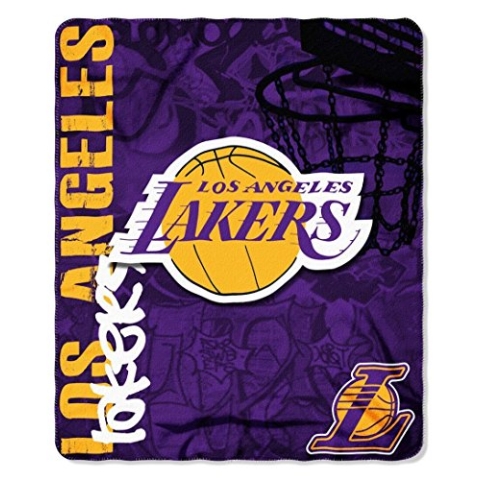 The Northwest Company NBA Golden State Warriors Bedruckte Fleecedecke, Unisex Damen Jungen Mädchen Herren, 1NBA/03101/0013/AMZ, violett, 50" x 60"