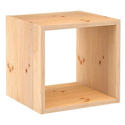 Astigarraga DMC100.99 DMC10099 Modulares Regal 1 Würfel Serie Dinamic Boden 33 cm Kiefer massiv, Bunt, 36,2 x 36,2 x 33 cm