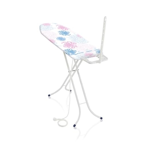 Leifheit 72579 120 x 38 cm Medium Basic Plus Ironing Board with Euro Plug, Multi-Colour