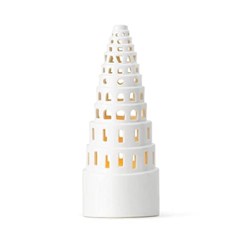 Kähler Lichthaus High Tower Urbania Sammlerobjekt dänisches Design, Weiss