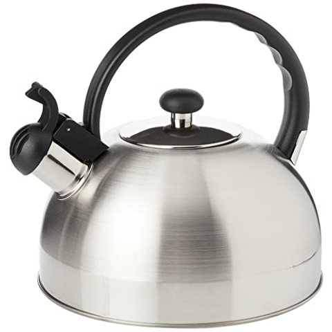 WMF Orbit Flötenkessel 1,5l, Pfeifenkessel mit Flöte, Teekessel, Wasserkessel Induktion, Cromargan Edelstahl, Induktion, Pfeifkessel