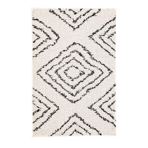 Kleine Wolke Badteppich Boho, Farbe: Natur, Material: 100% Baumwolle, Größe: 60x100 cm