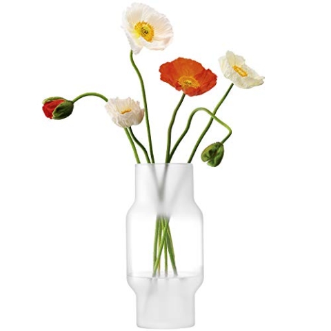 LSA Mist Vase, Glas, White, H30cm