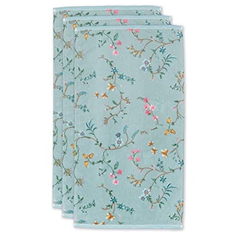 [W] Pip Les Fleurs Blue 55x100 Set a 3