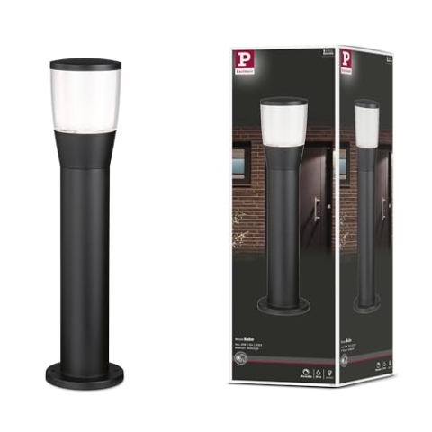 Paulmann 94741 Außenleuchte Pollerleuchte Bako seewasserresistent IP44 500mm max. 20W 230V Anthrazit E14 Alu Ohne Leuchtmittel E14
