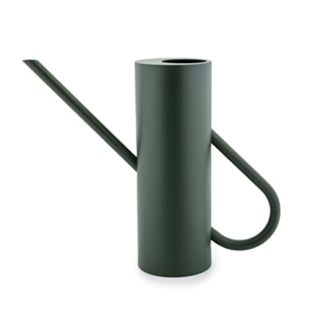 Stelton Bloom Blumengießkanne 2L, für Zimmerpflanzen. Giesskanne mit langem Ausgießer, pulverbeschichtet mit Matter Oberfläche. Standfest durch eine gerillte Silikonmatte am Boden. Farbe: Grün