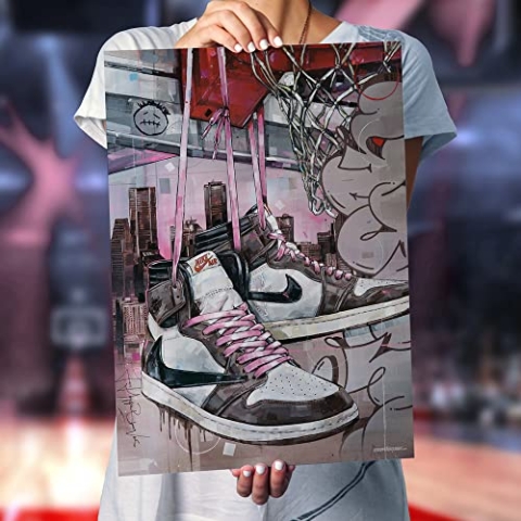 Aj1 Travis Scott sneakers Kunstdruck (50 x 70 cm) *ungerahmt