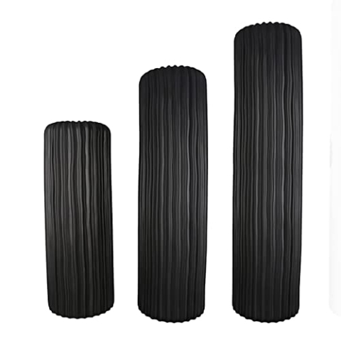 Casablanca Deko große Vase XL - Keramikvase matt schwarz - Dekoration Wohnzimmer - Höhe 76 cm
