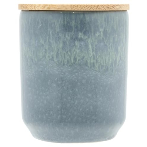 Villa Collection Iris Herbal Notes Duftkerze Dia 8 x 9,5 cm Dunkelblau