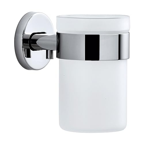 blomus 68930 Areo Zahnputzglas, edelstahl poliert, 10,8 x 7 x 11,8 cm