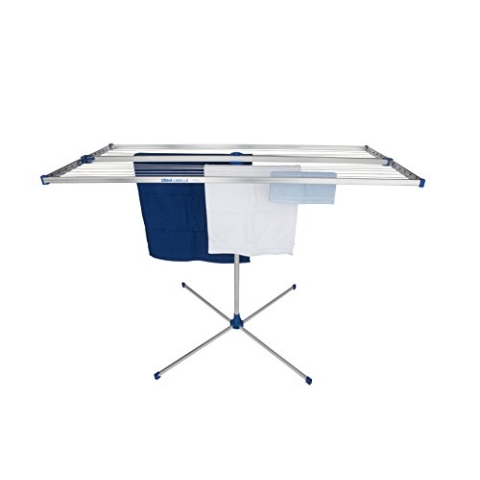STEWI Libelle XL Wäschetrockner, Aluminium Silber/Blau
