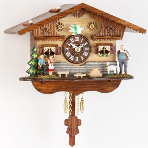 Trenkle Kuckulino Schwarzwalduhr mit Quarzwerk und Kuckuckruf TU 2042 PQ