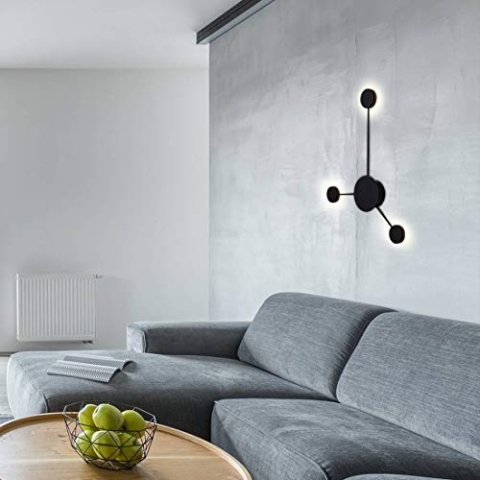Rabalux 6259 Amadeo LED Deckenleuchte in schwarz 10,5W neutralweiß