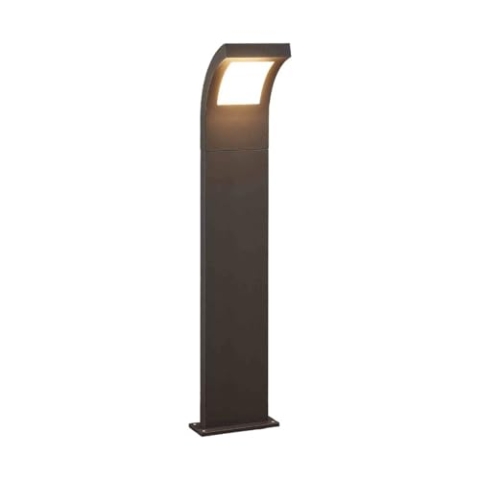 Arcchio LED Wegeleuchte/Pollerleuchte, Höhe: 100 cm Wegelampe spritzwassergeschützt IP65 1x 10,8W Außenleuchte