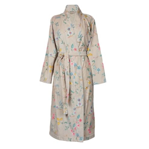 Pip Studio Bademantel Les Fleurs Khaki XL