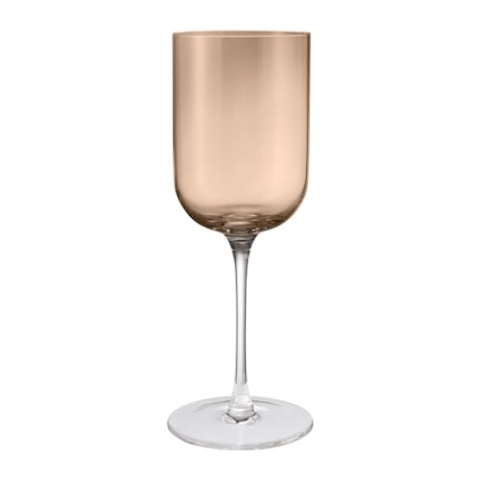 Blomus Set 4 Rotweingläser -FUUMI- mundgeblasenes Rotweinglas 400 ml (Coffee)