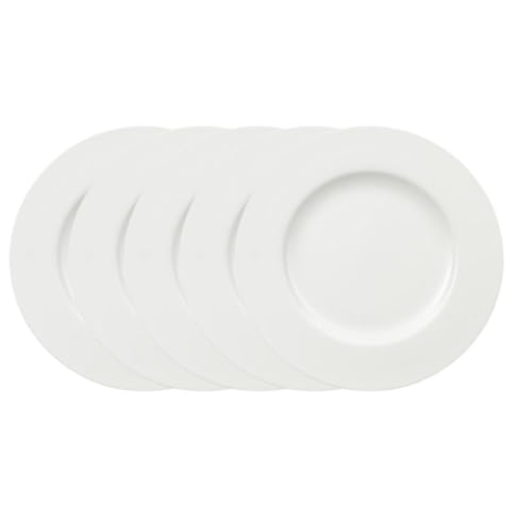 Villeroy & Boch 10-4412-2630 Royal Speiseteller, Porzellan, Weiß, 29.20 x 29.20 x 8.5 cm, 6 Einheiten