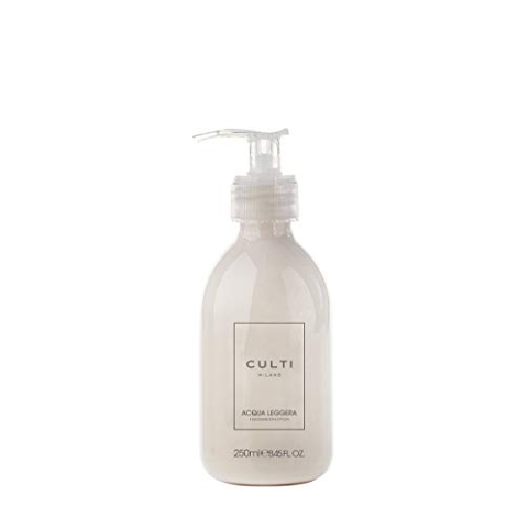 Culti Milano Hand & Körpercreme Acqua Leggera mit einem Volumen von 250 ml und der Duftnote Bergamotte und Zitrone, PC WELCO CHB-0250ML-ACQUALEGGE