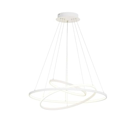 Lucande LED Pendelleuchte modern dimmbar, Esstisch Hängelampe Metall warmweiß (3.000 K) Leuchtmittel Hängeleuchte Esszimmer Wohnzimmer Küche