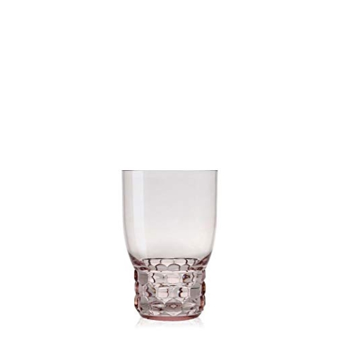 Kartell Jellies Family Tellern, tischtts, Gläsern, Schüsseln und Karaffen, Plastik, rosa, 8.5 x 13 cm, 4