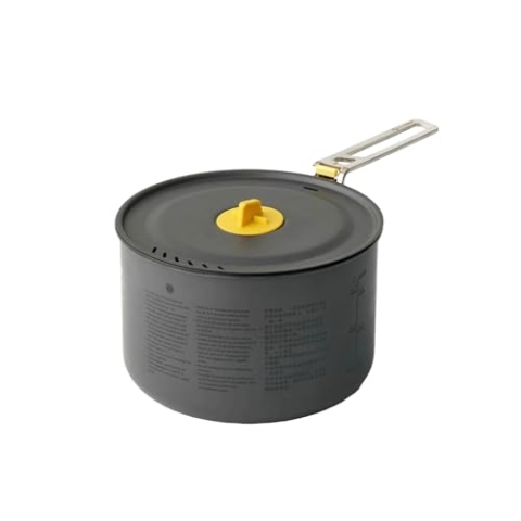 SEA TO SUMMIT - Frontier Pot 2L - Ultraleichter Campingtopf - 1-3 Personen - Kochtopf mit Antihaftbeschichtung + Siebdeckel - Kompaktes Design - aus harteloxiertem Aluminium - 255 g
