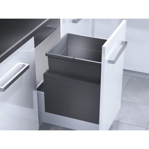Hailo Mülleimer Einbau Abfalleimer Triple XL 55 f 45er Schränke m Frontauszug