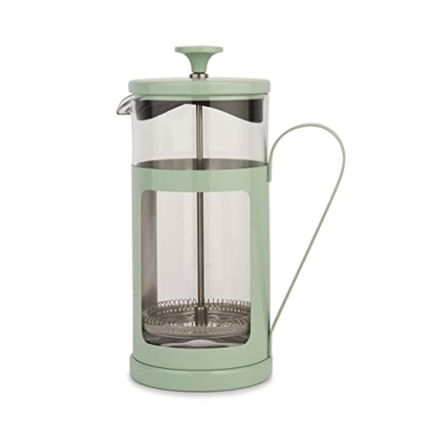 La Cafetière Monaco Kaffeebereiter aus Edelstahl, 8 Tassen, Minzgrün, in Geschenkbox, Mint
