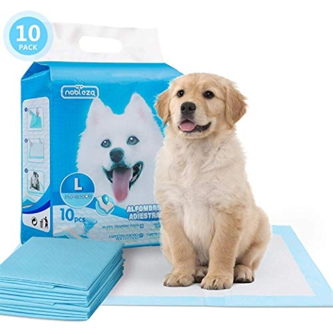 Nobleza -100 x Ultra saugfähige Hunde Trainingsunterlagen Welpenunterlage Welpen Toilettenmatte, 90 * 60cm, Packung mit 100 Stück