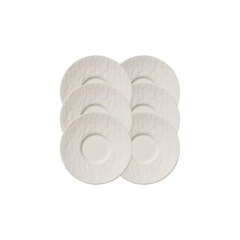 Villeroy & Boch Manufacture Rock Blanc Mokka-/Espressountere Set6