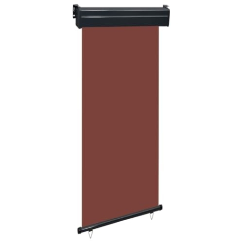 vidaXL Balkon Seitenmarkise Senkrechtmarkise Sonnenschutz Sichtschutz Windschutz Markise Außenrollo Balkonrollo Beschattung 85x250cm Braun