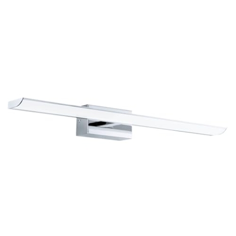 EGLO connect.z Smart-Home LED Spiegelleuchte Tabiano-Z, L 60,5 cm, ZigBee, App und Sprachsteuerung Alexa, Lichtfarbe einstellbar (warmweiß-kaltweiß), RGB, dimmbar, Bad Wandlampe, IP44