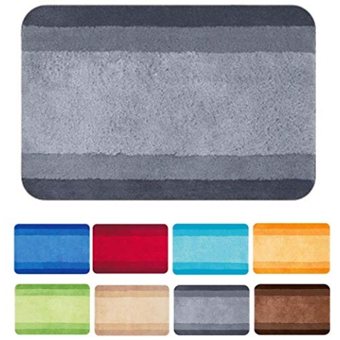 Spirella 10.14744 Badteppich 70 x 120 cm, Balance Grey