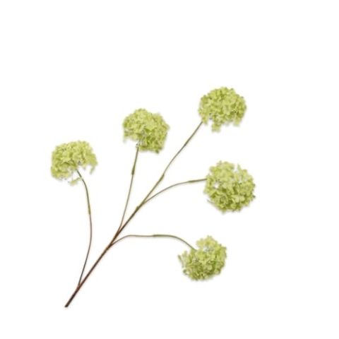 Silk-ka Künstliche Blumen-Seidenblumen Schneeballzweig Grün 106 cm