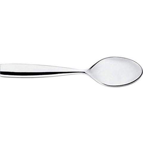 Alessi MW03/7 Dressed Teelöffel, Edelstahl, Silber, 13 x 3.5 x 2.5 cm, 6-Einheiten