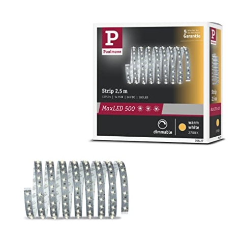 Paulmann Function MaxLED 500 Stripe 2,5m Warmweiß 17,5W 24V Silber