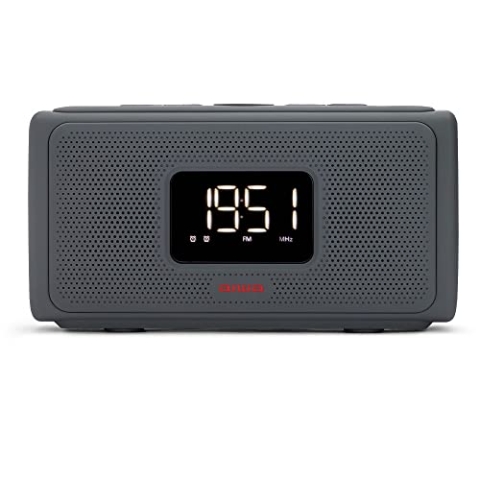Aiwa CRU-80BT: Bluetooth-Lautsprecher mit Uhrenradio