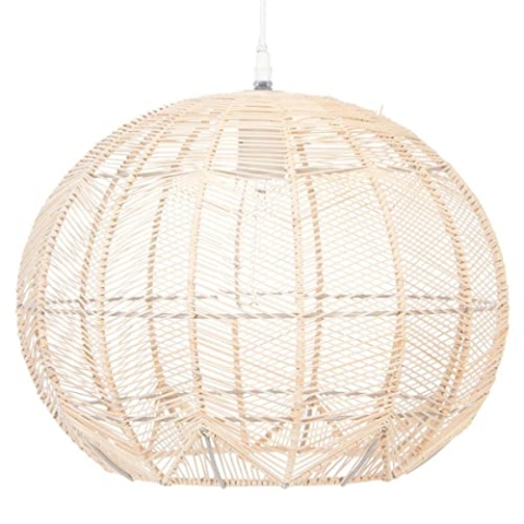 Atmosphera Hängeleuchte "Kita", Rattan, D38 cm