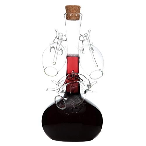 Port 5 teiliges Decantus fließt und Sipper Glas