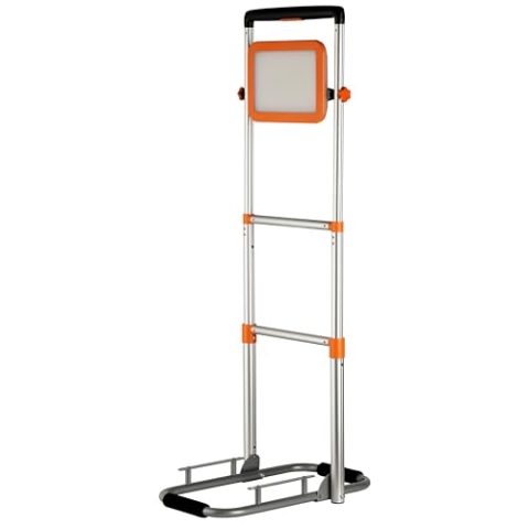 REV Arbeitsleuchte LIFT - Höhenverstellbarer Baustrahler, Gehäuse & Gestell aus Aluminium, 50W, 130lm, 6500K, für innen & außen IP44